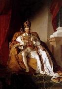 Friedrich von Amerling Emperor Franz I of Austria in his Coronation Robes china oil painting artist